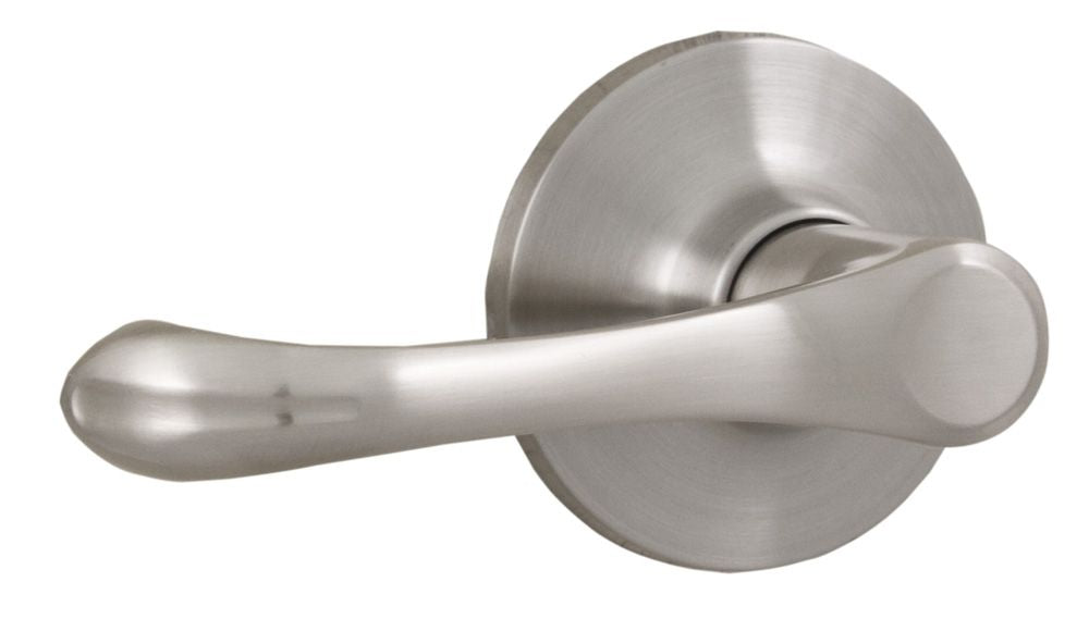Weslock 00200VNVNFR20 Somerset Passage Lock with Adjustable Latch and Full Lip Strike Satin Nickel Finish