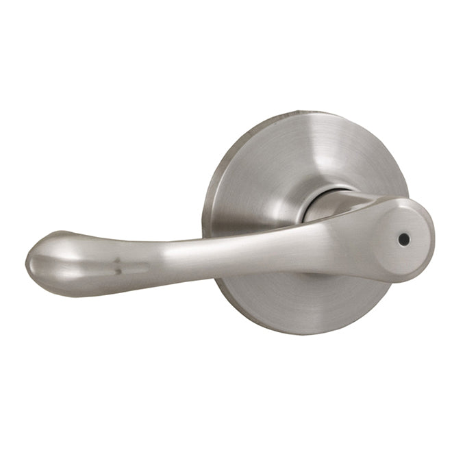 Weslock 00210VNVNFR20 Somerset Privacy Lock with Adjustable Latch and Full Lip Strike Satin Nickel Finish
