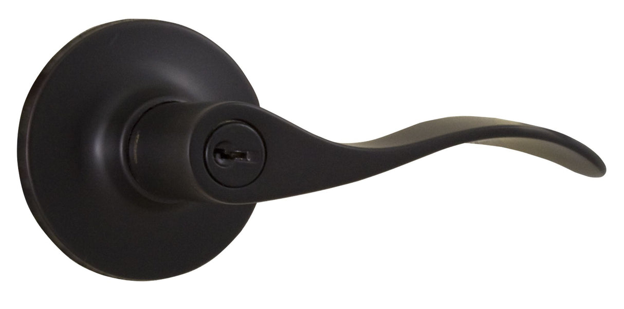 Weslock 00240X1X1FR23 New Haven Entry Lock with Adjustable Latch and Full Lip Strike Oil Rubbed Bronze Finish