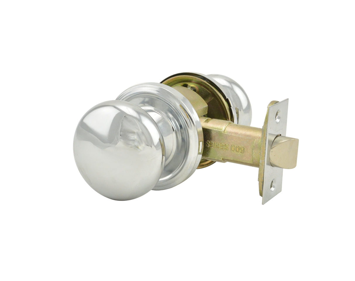 Weslock 00610I6I6SL20 Impresa Privacy Lock with Adjustable Latch and Full Lip Strike Bright Chrome Finish