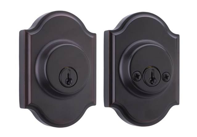 Weslock 01772-1-1SL23 Double Cylinder Premiere Deadbolt with Adjustable Latch and Deadbolt Strike Oil Rubbed Bronze Finish