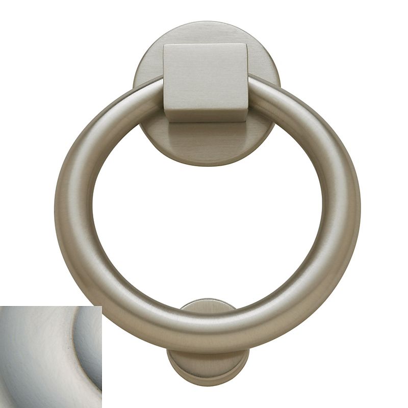 Baldwin 0195056 Ring Door Knocker Lifetime Satin Nickel Finish