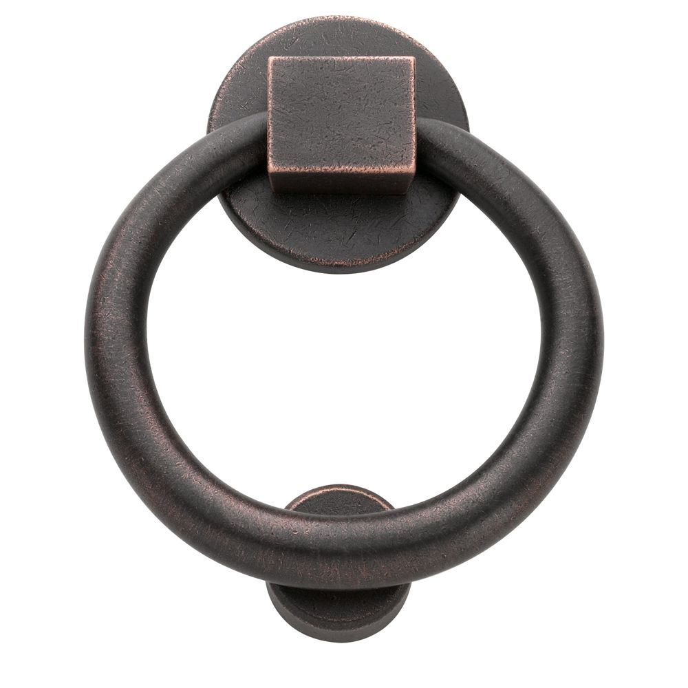 Baldwin 0195402 Ring Door Knocker Distressed Oil Rubbed Bronze Finish