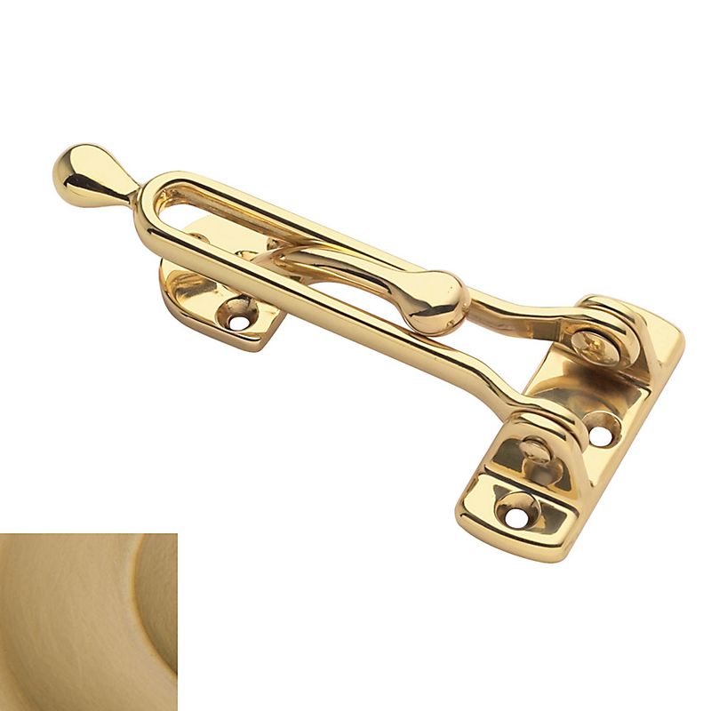 Baldwin 0250033 Door Guard Vintage Brass Finish