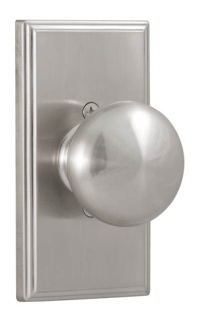 Weslock 03705IN--0020 Impresa Woodward Half Dummy Lock Satin Nickel Finish