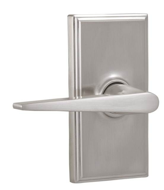 Weslock 037102N2NSL20 Urbana Woodward Privacy Lock with Adjustable Latch and Full Lip Strike Satin Nickel Finish