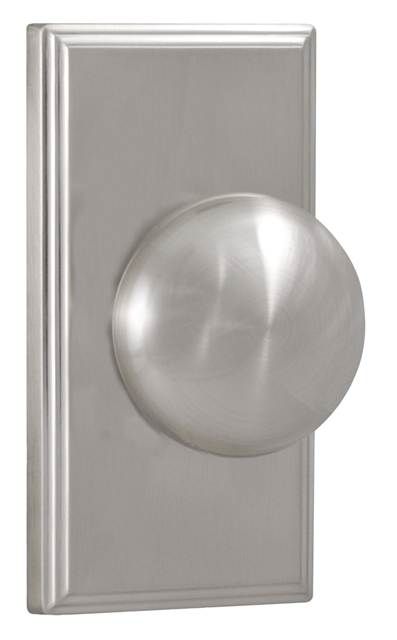 Weslock 03710ININSL20 Impresa Woodward Privacy Lock with Adjustable Latch and Full Lip Strike Satin Nickel Finish