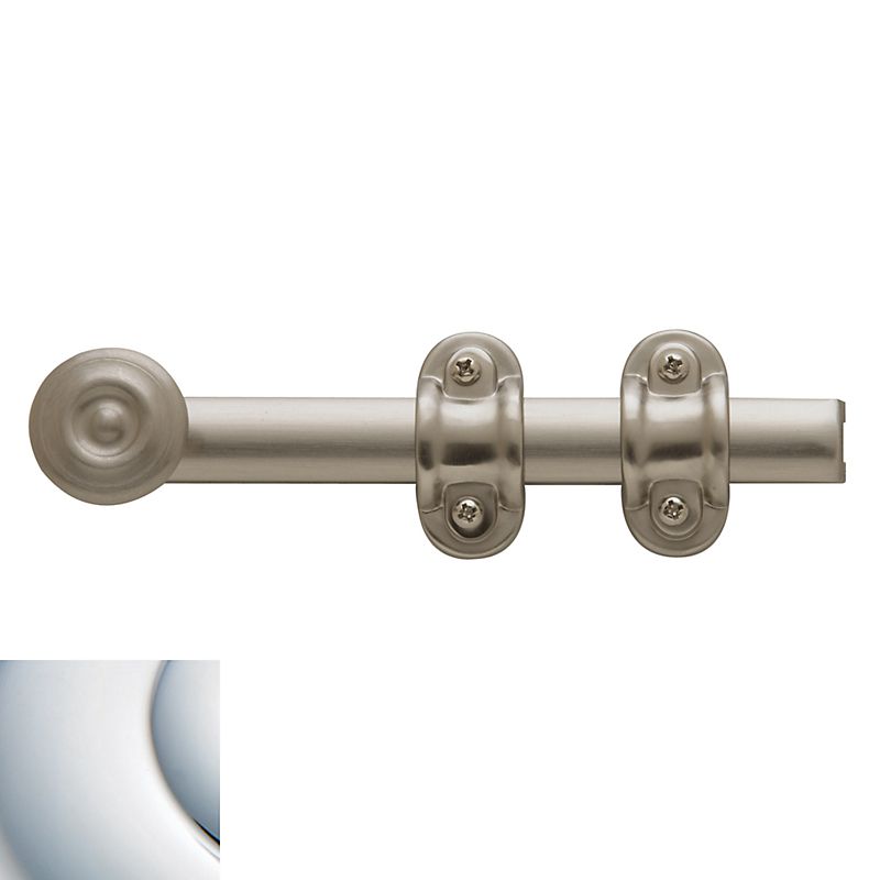 Baldwin 0379260 6" Ornamental Surface Bolt Bright Chrome Finish - Baldwin Quickship Item *