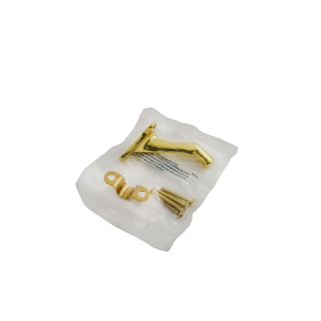 Ives Commercial 059B3 Solid Brass Handrail Bracket Bright Brass Finish