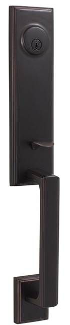 Weslock 06681-1--002D Woodward I Exterior Active Handleset Oil Rubbed Bronze Finish