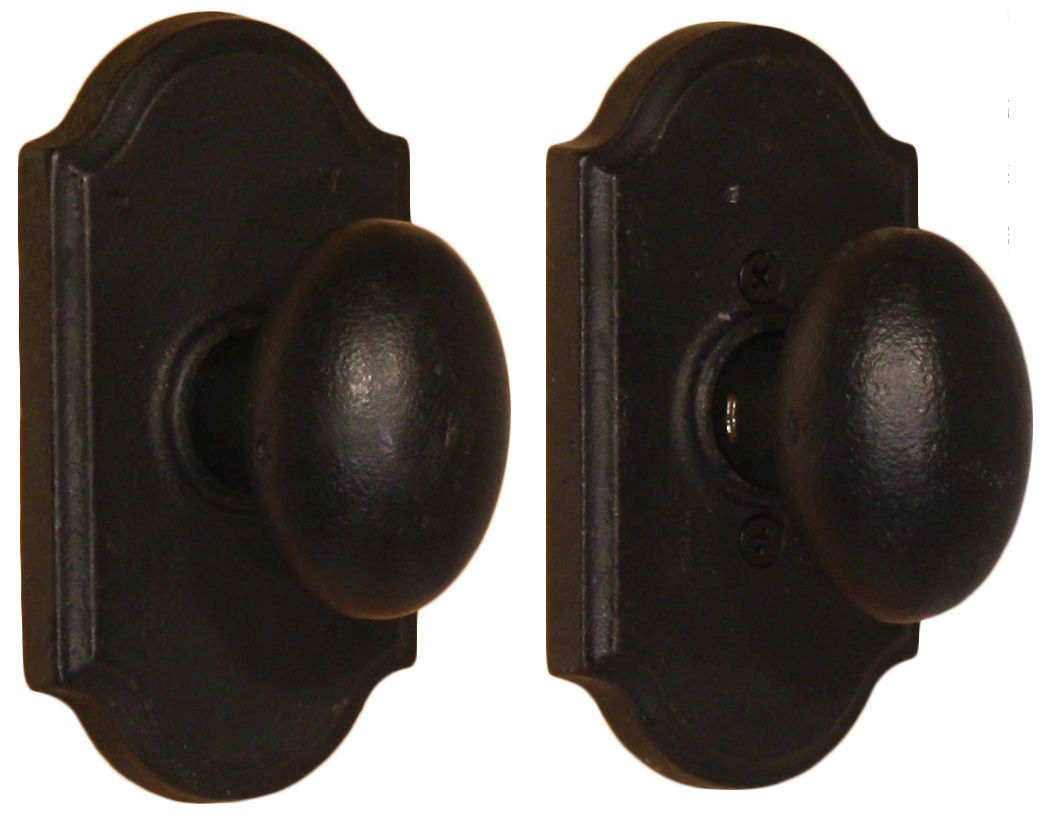 Weslock 07100M2M2SL20 Durham Premiere Passage Lock with Adjustable Latch and Full Lip Strike Black Finish