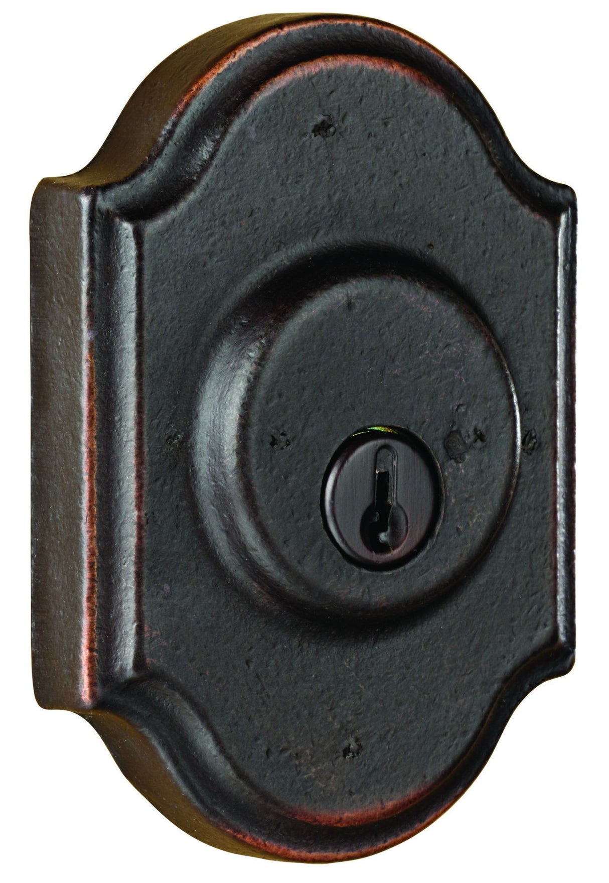Weslock 07571-1-1SL23 Premiere Single Cylinder Deadbolt with Adjustable Latch and Deadbolt Strike Oil Rubbed Bronze Finish