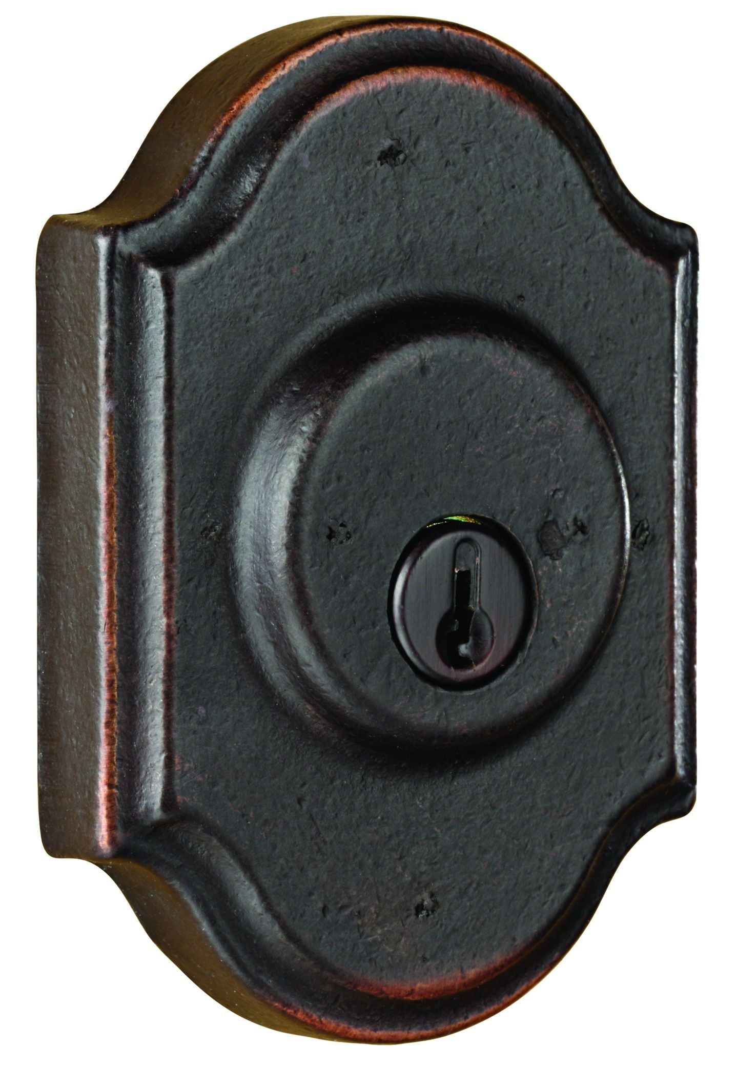 Weslock 07571-1-1SL23 Premiere Single Cylinder Deadbolt with Adjustable Latch and Deadbolt Strike Oil Rubbed Bronze Finish