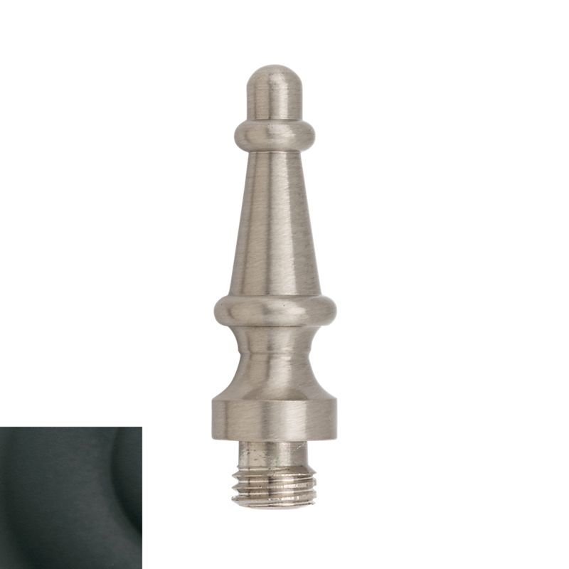 Baldwin 1083190I Steeple Tip for Radius Corner Hinge (2/SET) Satin Black Finish