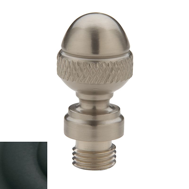 Baldwin 1092190I Acorn Tip for Square Corner Hinge (2/SET) Satin Black Finish