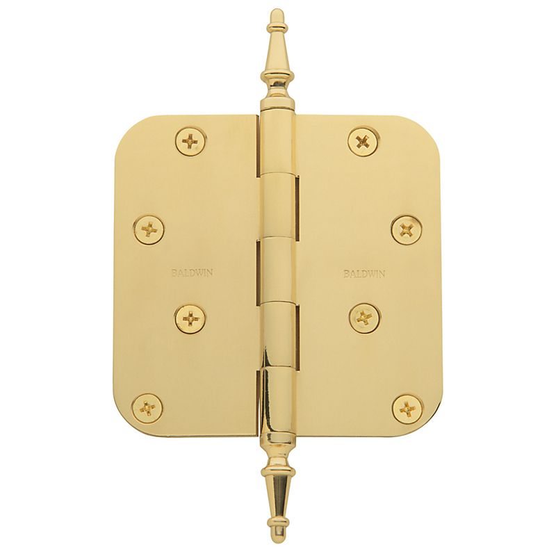 Baldwin 1093003I Steeple Tip for Square Corner Hinge (2/SET) Lifetime Brass Finish