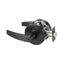 Sargent 10XG05LBBSP Entry Office (F109) Cylindrical Lever Lock Grade 1 with B Lever and L Rose with LA Keyway KD and ASA Strike Black Suede Powder Coat Finish