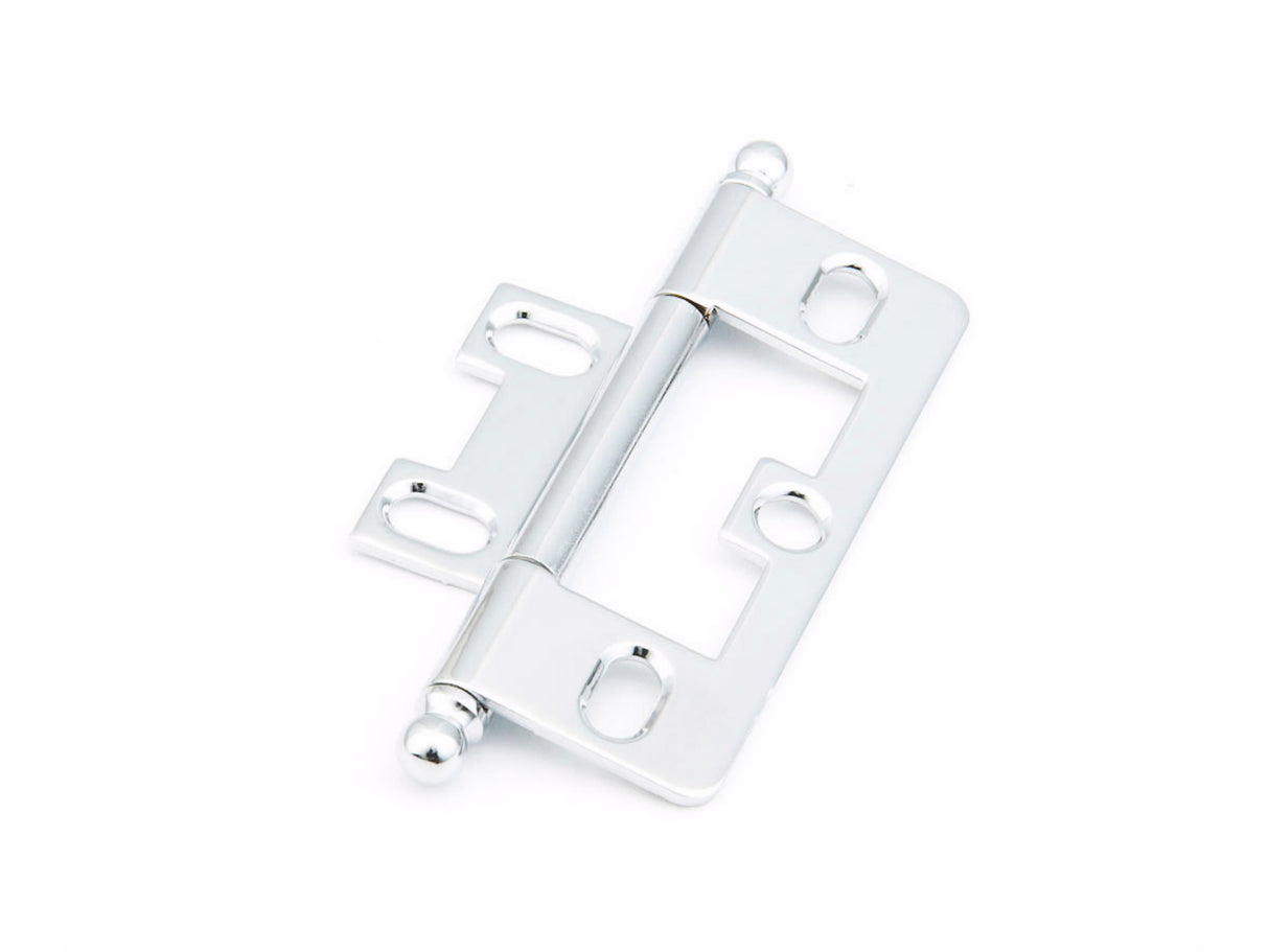 Schaub 1100B-26 Ball Tip Non-Mortise Cabinet Hinge Polished Chrome Finish