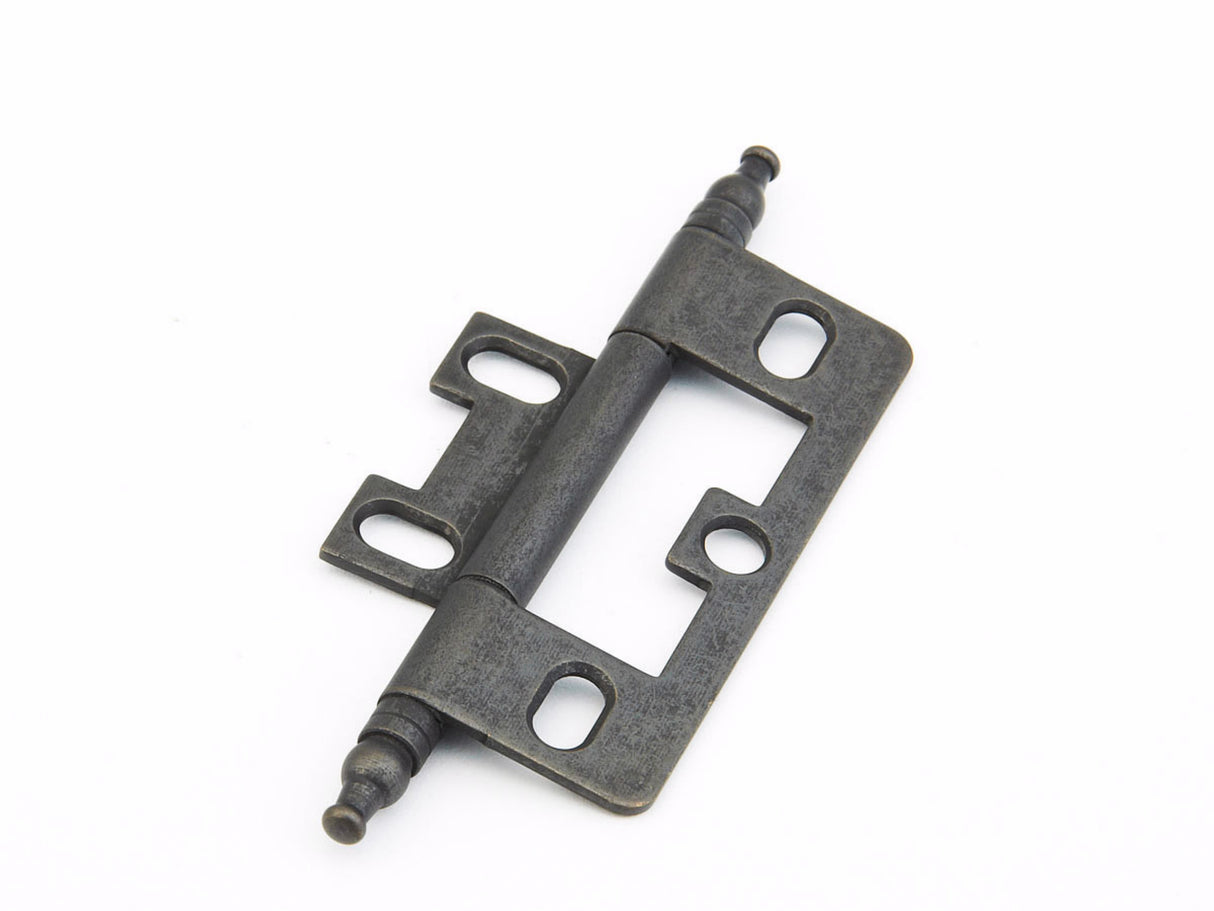 Schaub 1100M-DBZ Minaret Tip Non-Mortise Cabinet Hinge Distressed Bronze Finish