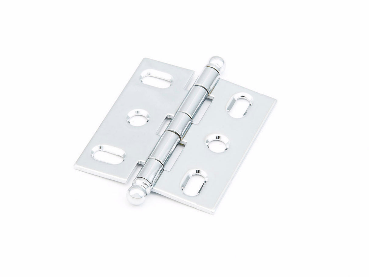 Schaub 1111B-26 Ball Tip Mortise Cabinet Hinge Polished Chrome Finish