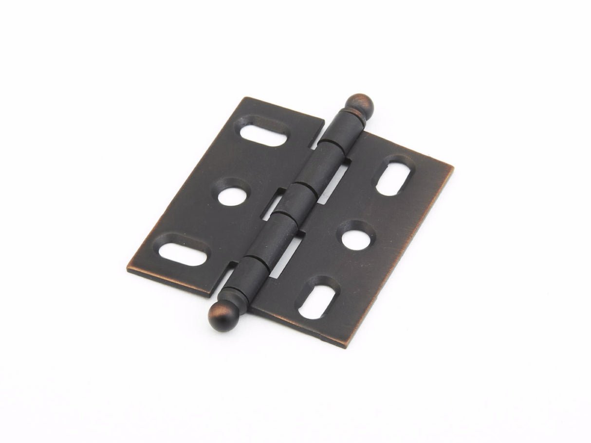 Schaub 1111B-MIBZ Ball Tip Mortise Cabinet Hinge Michelangelo Bronze Finish