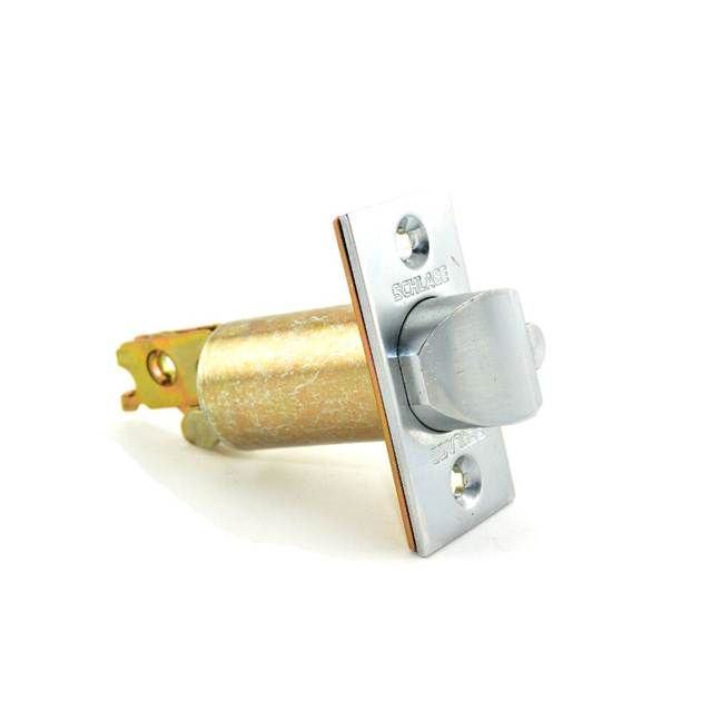 Schlage Commercial 12100626 B250 Series Square Corner Dead Latch with 2-3/8" Backset Satin Chrome Finish