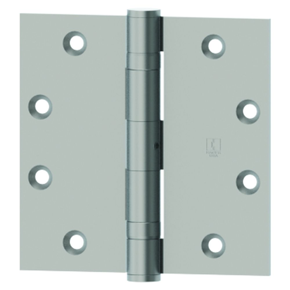 Hager 127931210D 3-1/2" x 3-1/2" Full Mortise Five Knuckle Plain Bearing Standard Weight Hinge Black Nickel Finish