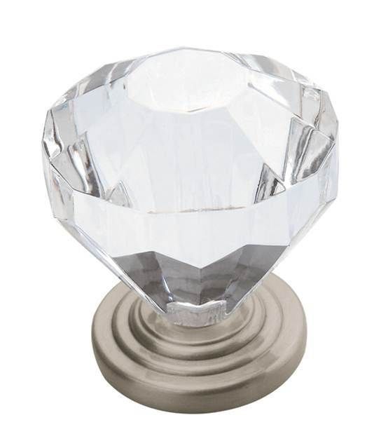 Amerock 14303G10 1-1/4" (32 mm) Diameter Traditional Classics Cabinet Knob Satin Nickel Finish