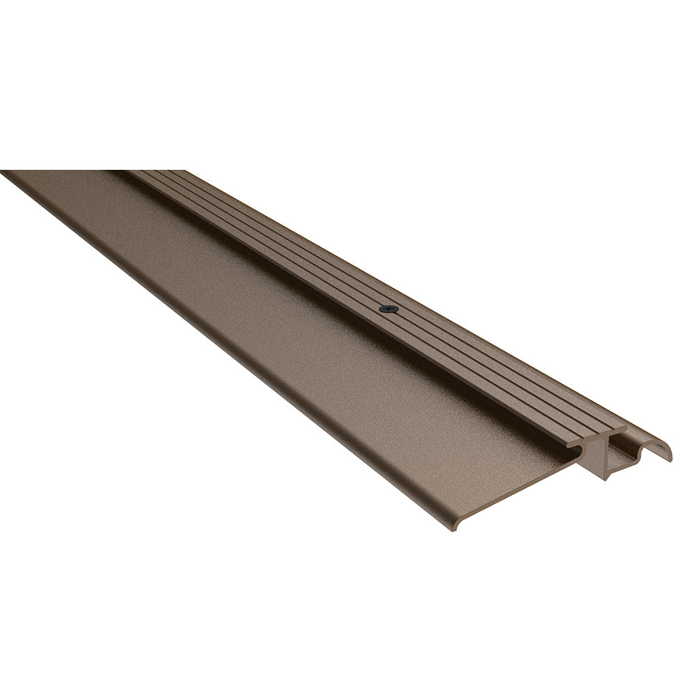 Pemko 145D72 72" (6') x 4" x 7/8" Interlocking Threshold Dark Bronze Anodized Aluminum Finish