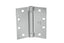 McKinney 1502426D 4" x 4" Square Corner Steel Single Acting Standard Weight Full Mortise Spring Hinge # 155907 Satin Chrome Finish