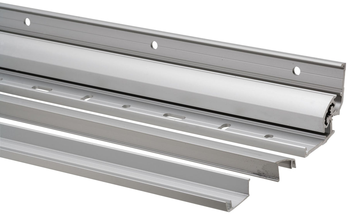 Ives Commercial 157XY8328 83" Heavy Duty Adjustable Full Surface Continuous Hinge Aluminum Finish