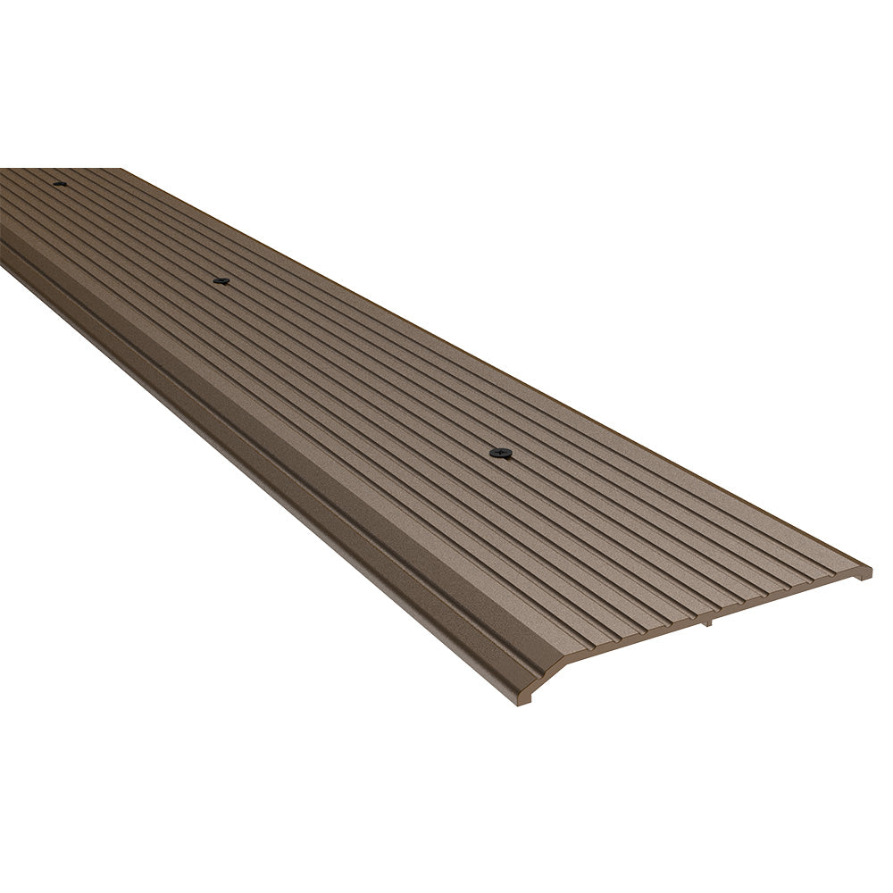 Pemko 158D36 36" (3') x 5-1/2" x 1/2" Offset Saddle Threshold Mill Finish Dark Bronze Finish