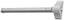 ASSA Abloy Accentra 1800F36689 3 Hour Fire Rated 3' Exit Only Economy Rim Exit Device 689 Aluminum Finish