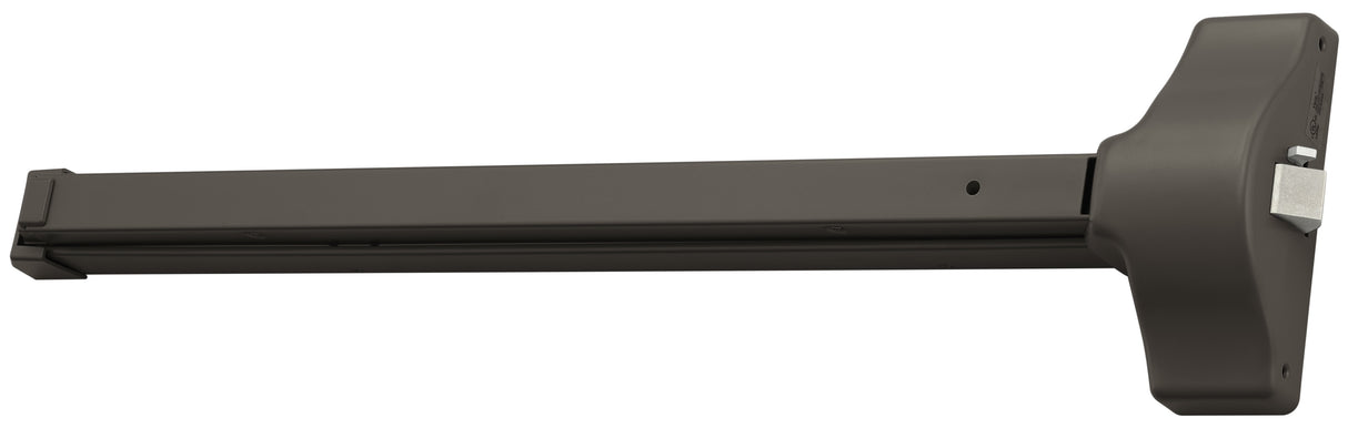 ASSA Abloy Accentra 1800F36695 3 Hour Fire Rated 3' Exit Only Economy Rim Exit Device 695 Dark Bronze Finish