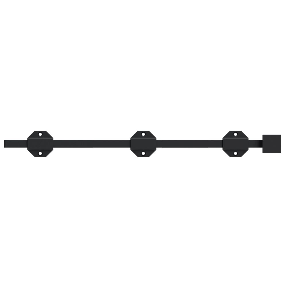 Deltana 18SBM19 18" Modern Heavy Duty Surface Bolt; Black Finish