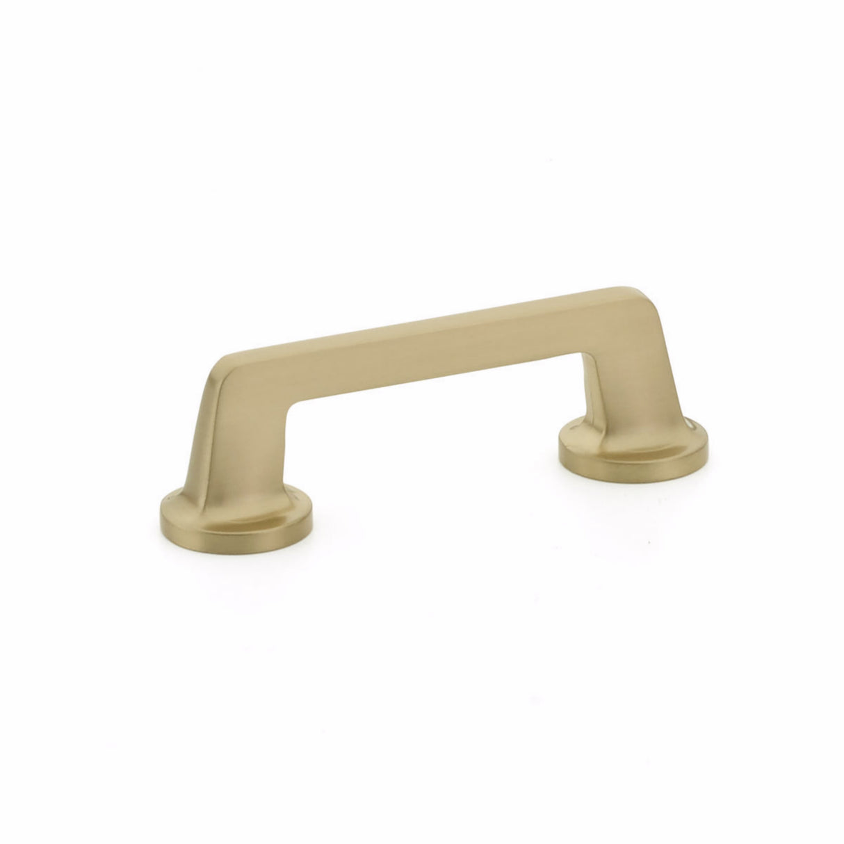 Schaub 200-SSB 3-1/2" Center to Center Northport Flat Cabinet Pull Signature Satin Brass Finish