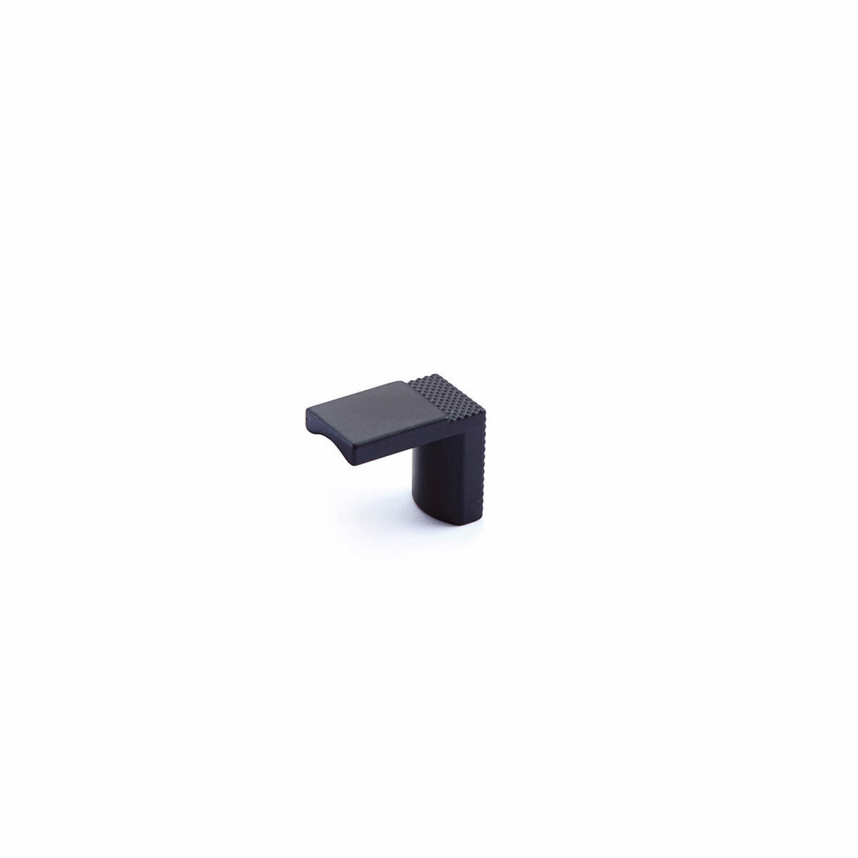 Schaub 20014-MB 1-1/8" Quadrato Cabinet Finger Pull Matte Black Finish