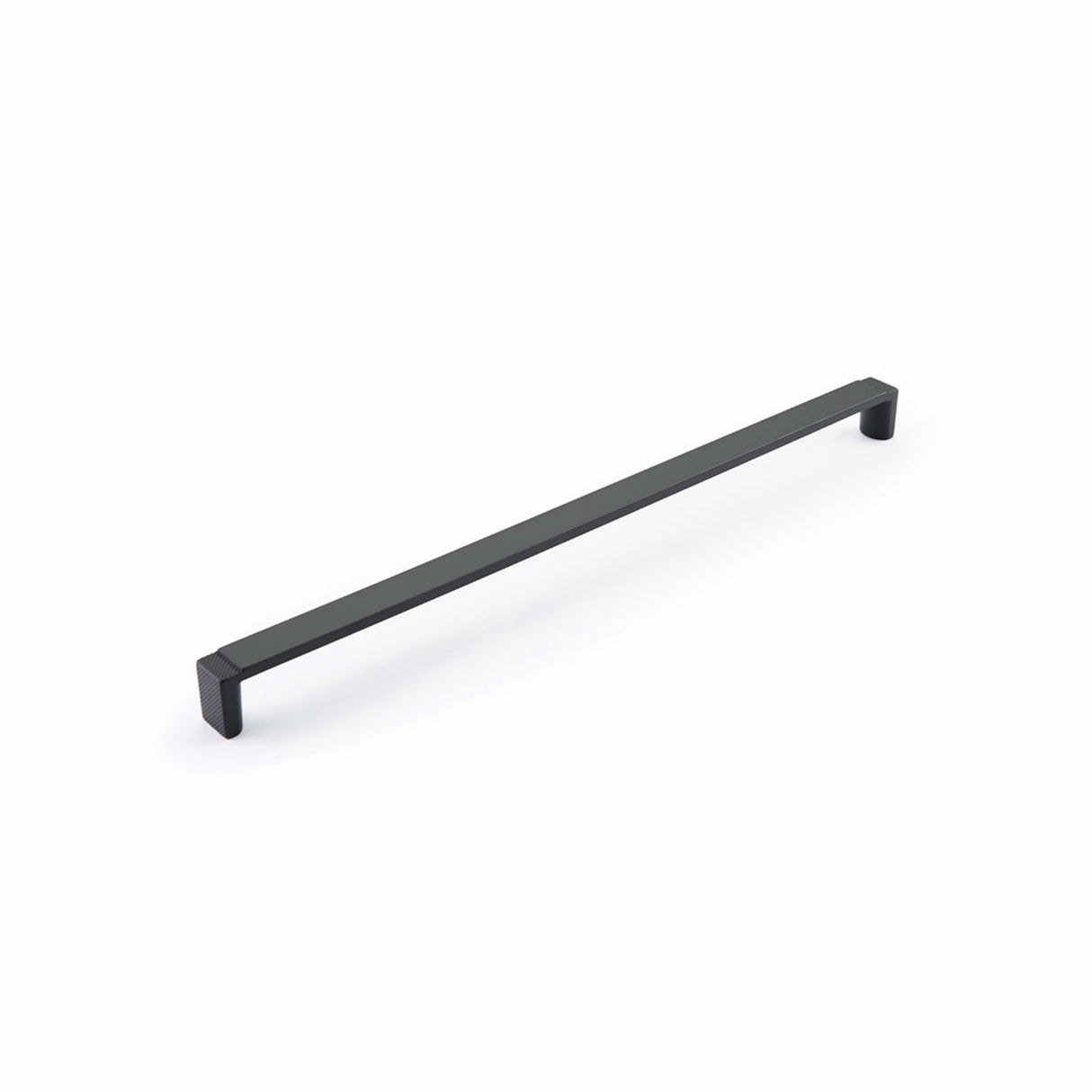 Schaub 20018-MB 12-5/8" Center to Center Quadrato Wide Cabinet Pull Signature Matte Black Finish