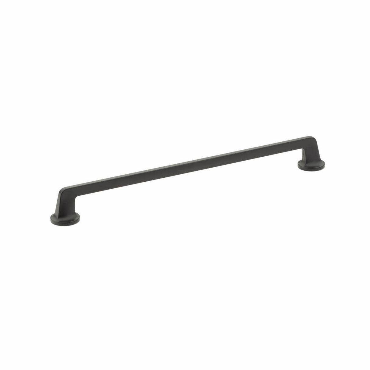 Schaub 204-MB 12" Center to Center Northport Flat Cabinet Pull Matte Black Finish