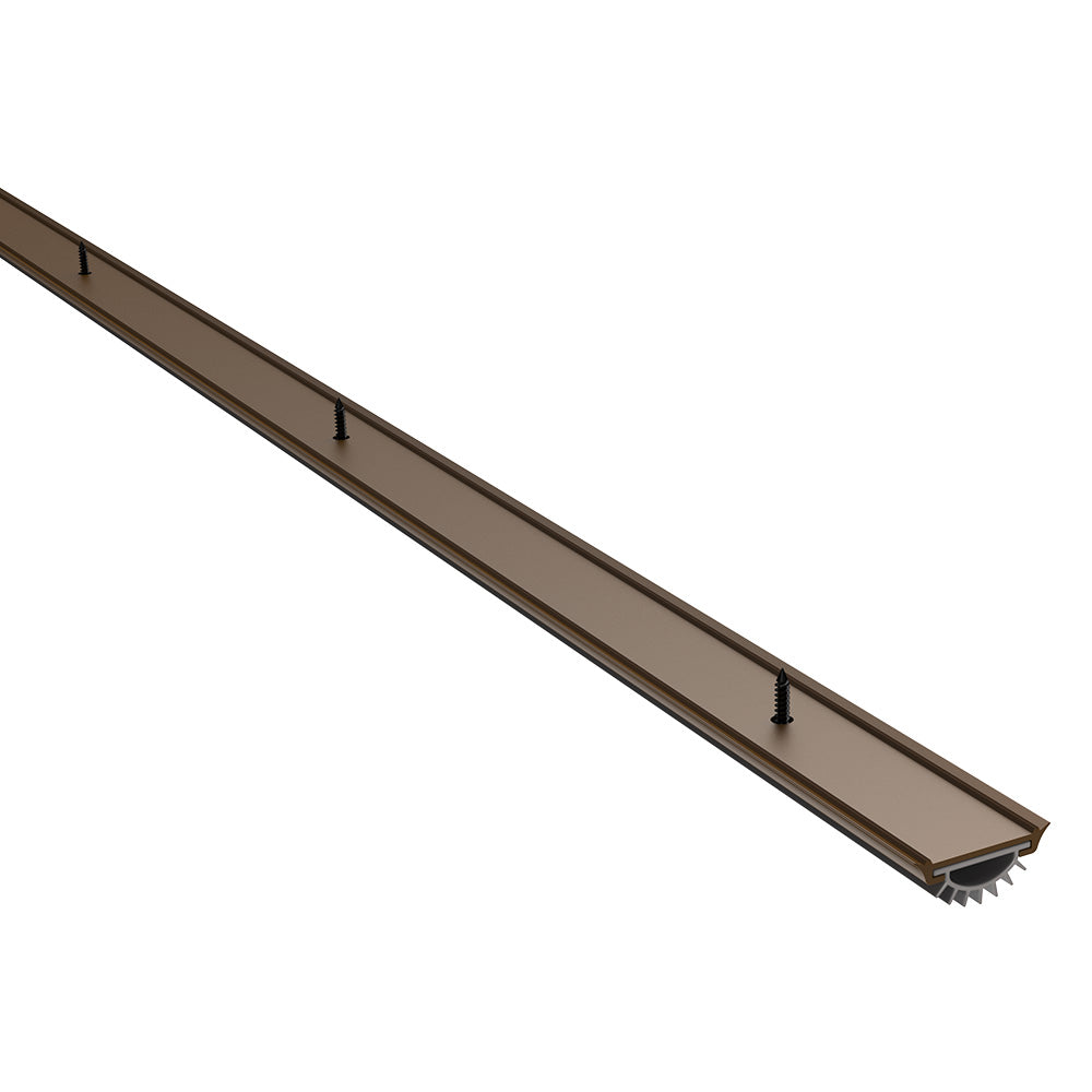 Pemko 209DV48 48" (4') Door Shoe with Vinyl Dark Bronze Finish