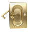 Emtek 2102US4 Priv Pocket Door Lock Satin Brass Finish