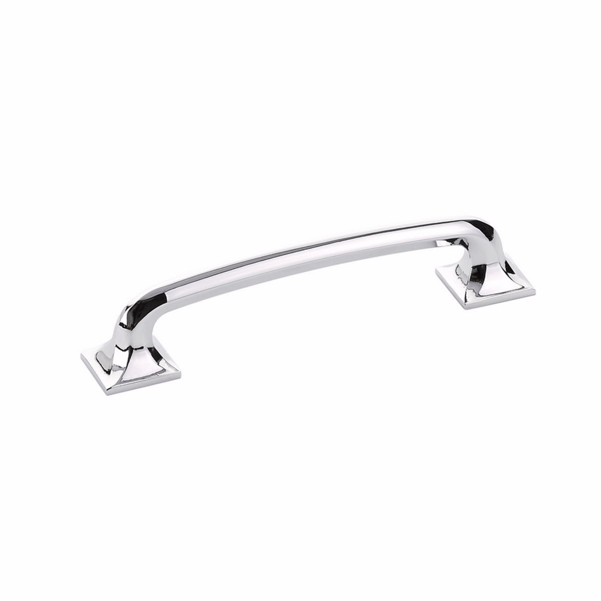 Schaub 216-26 5" Center to Center Northport Square Cabinet Pull Polished Chrome Finish