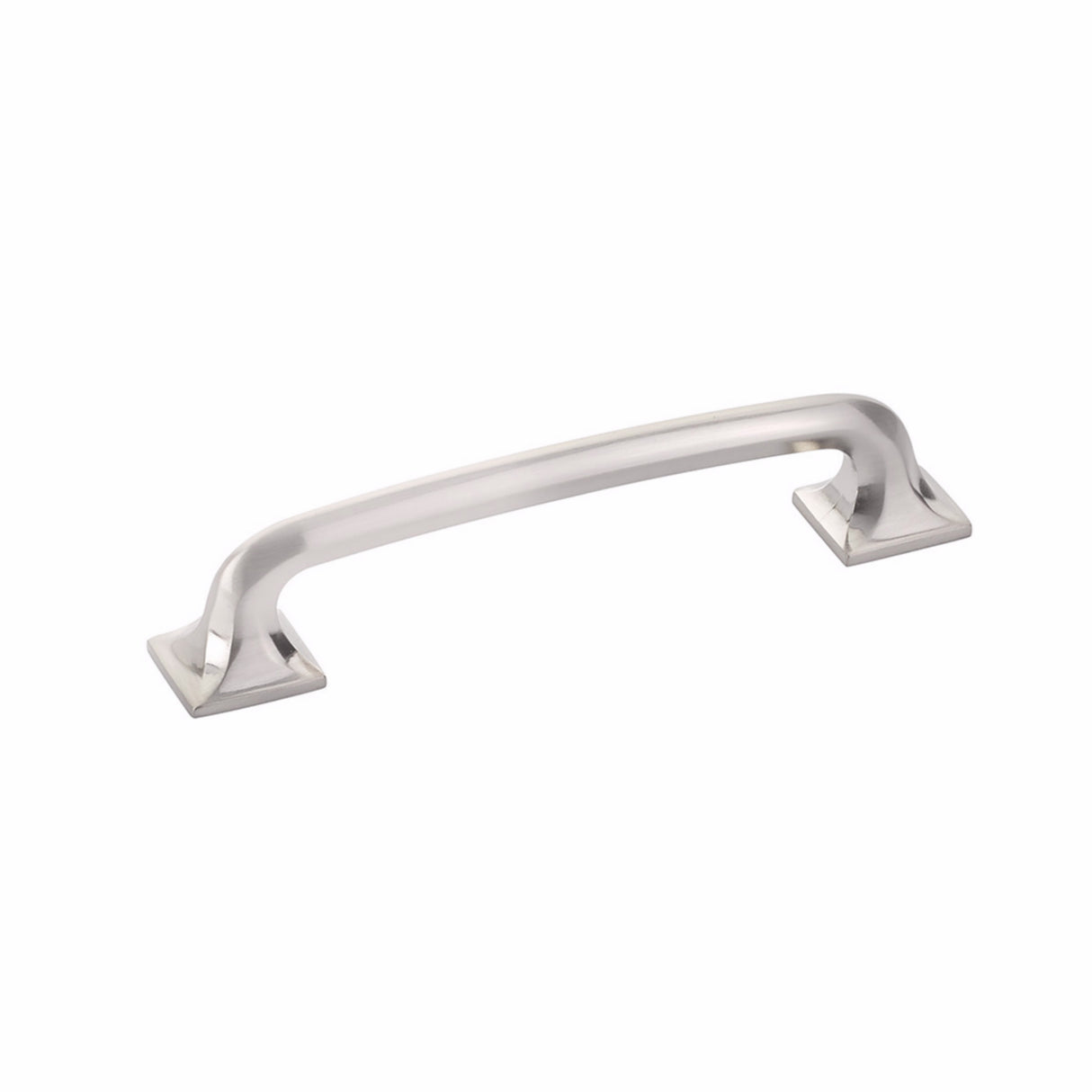 Schaub 216-BN 5" Center to Center Northport Square Cabinet Pull Brushed Nickel Finish