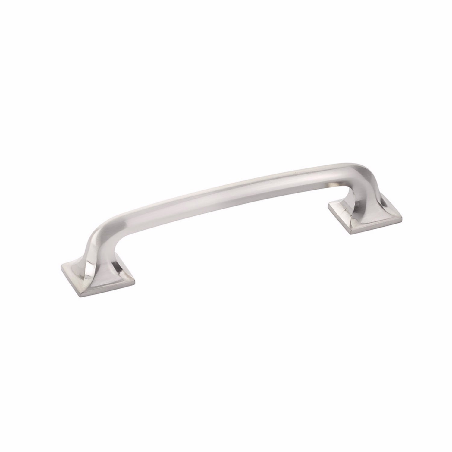 Schaub 216-BN 5" Center to Center Northport Square Cabinet Pull Brushed Nickel Finish