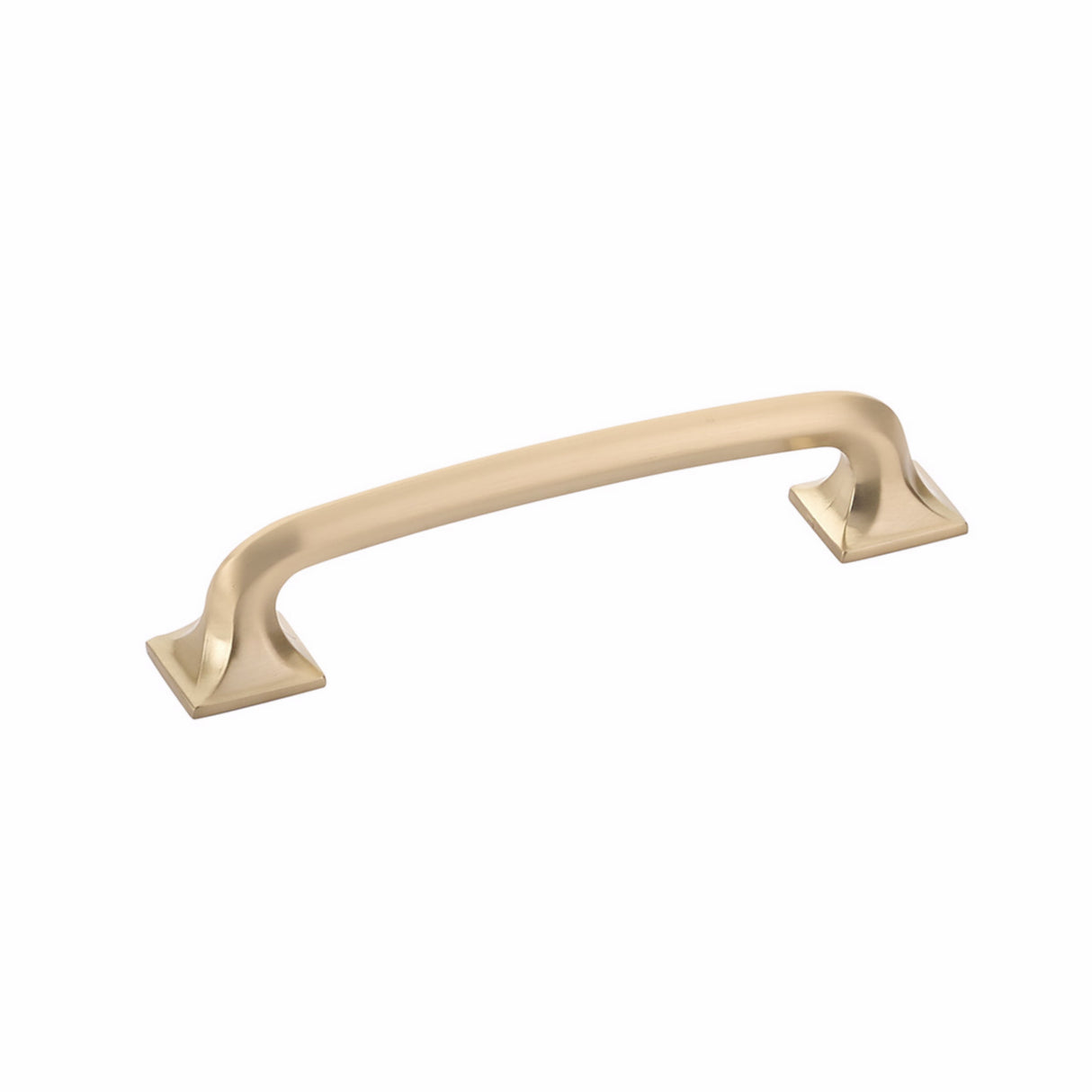 Schaub 216-SSB 5" Center to Center Northport Square Cabinet Pull Signature Satin Brass Finish