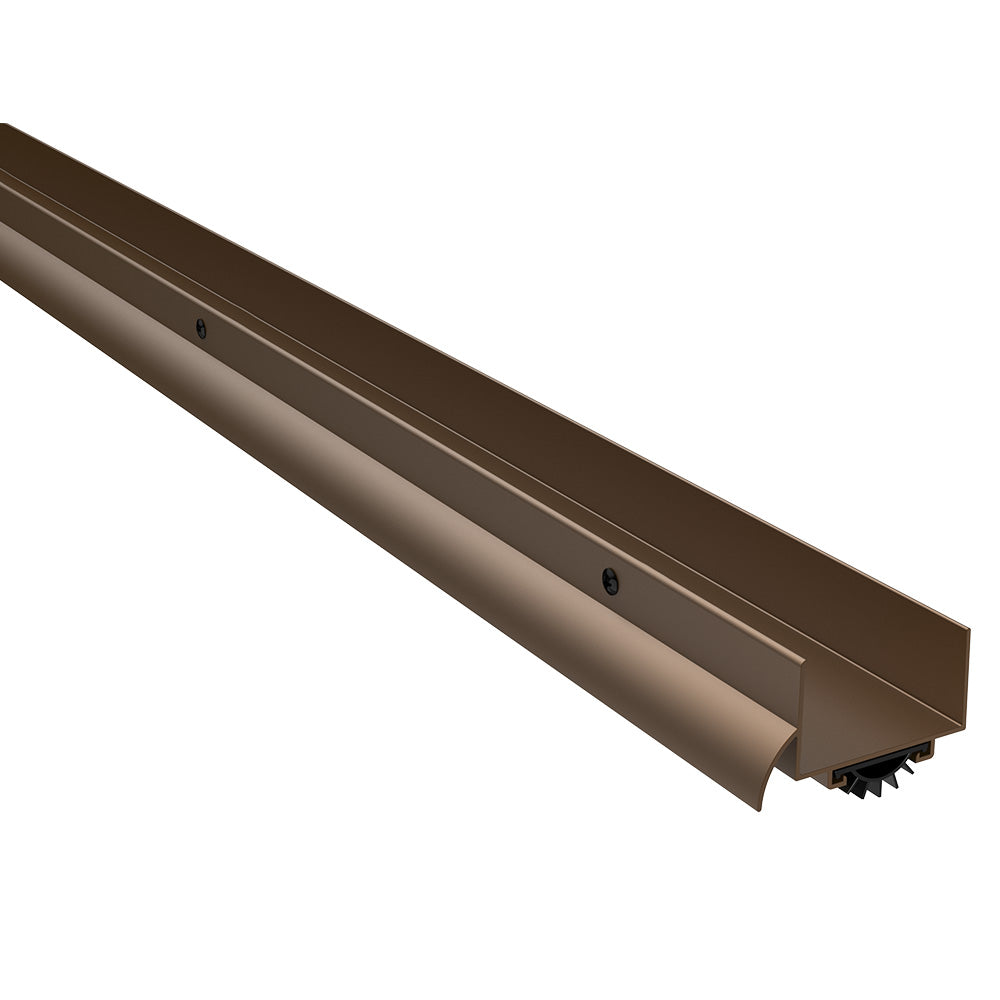 Pemko 216DV48 48" (4') Door Shoe with Vinyl Dark Bronze Finish