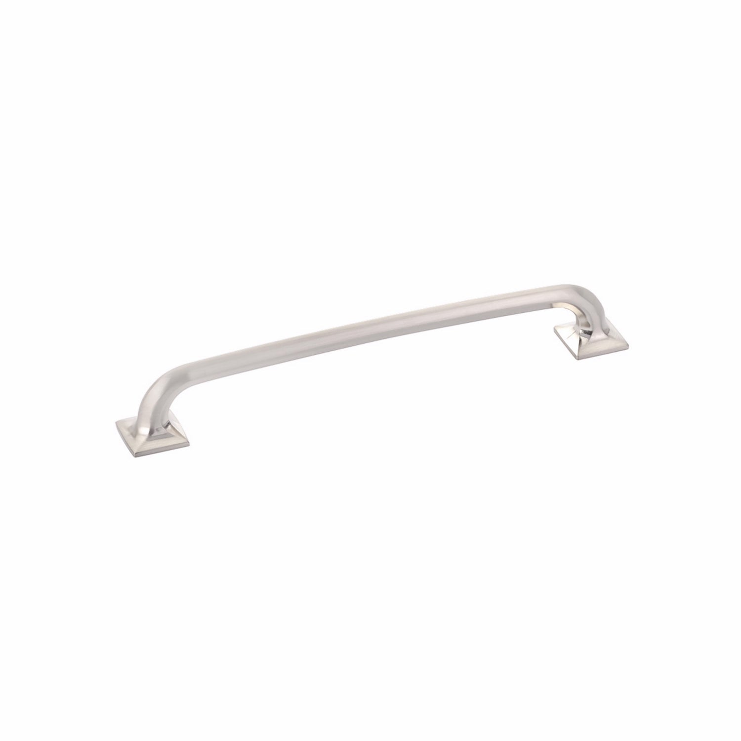 Schaub 217-BN 8" Center to Center Northport Square Cabinet Pull Brushed Nickel Finish