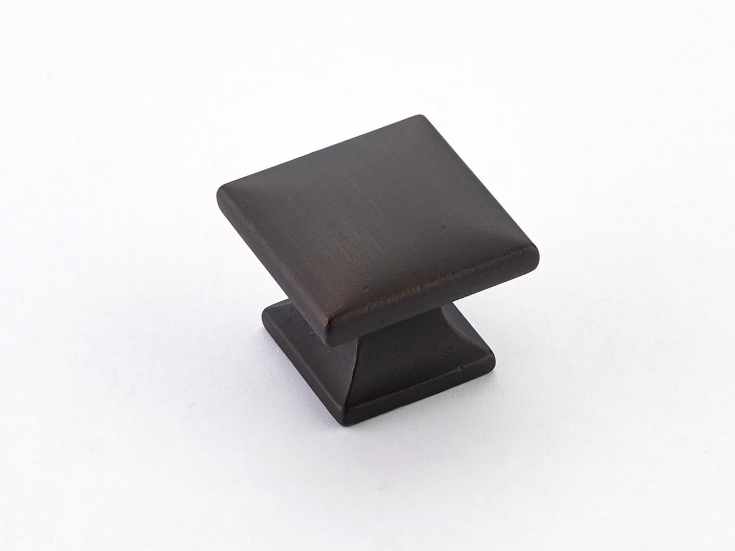 Schaub 219-ABZ 1-3/8" Northport Square Cabinet Knob Ancient Bronze Finish