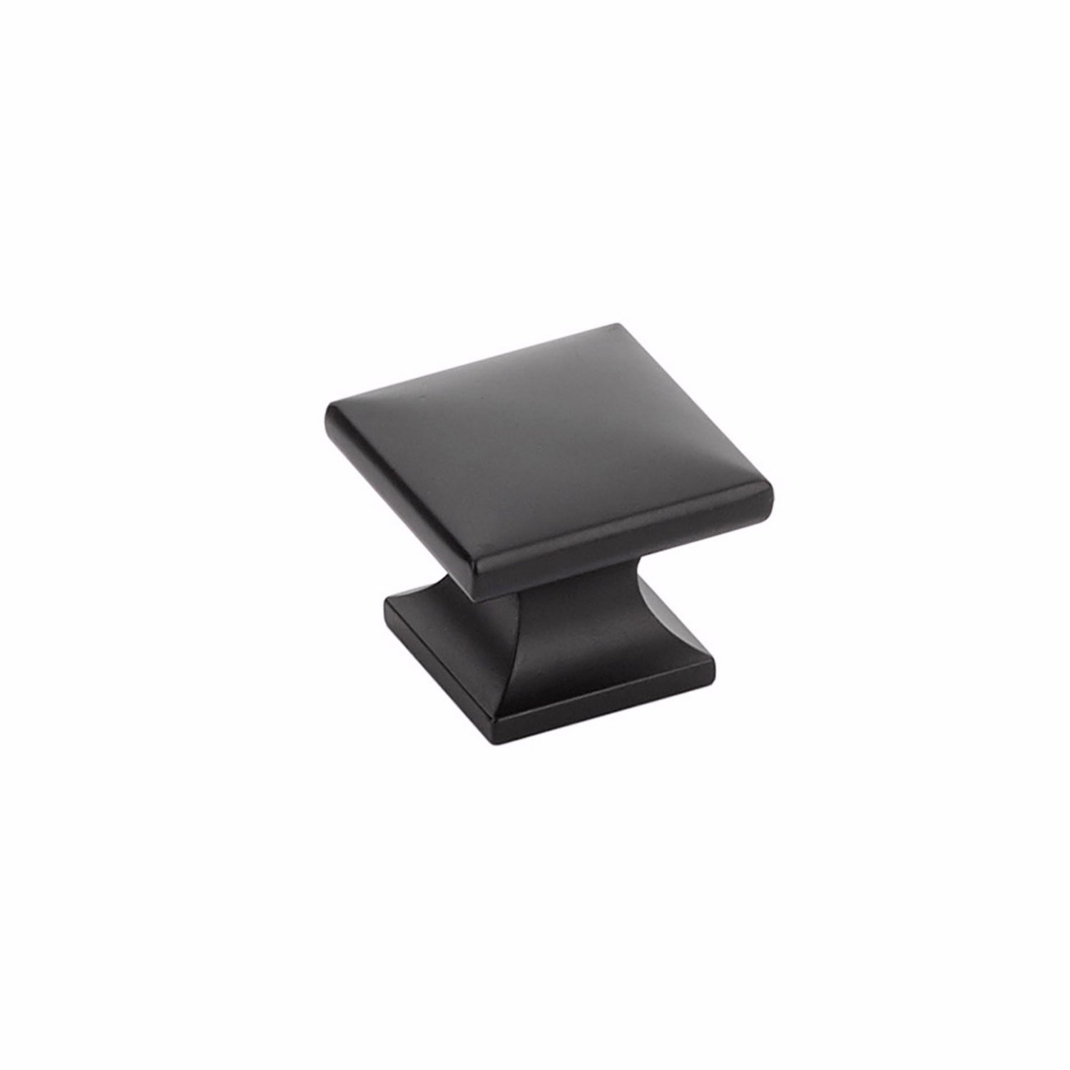 Schaub 219-MB 1-3/8" Northport Square Cabinet Knob Matte Black Finish