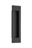 Emtek 220306US19 6" Modern Rectangular Flush Pull Flat Black Finish